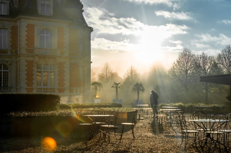 Lever de soleil sur la terrasse du Forum