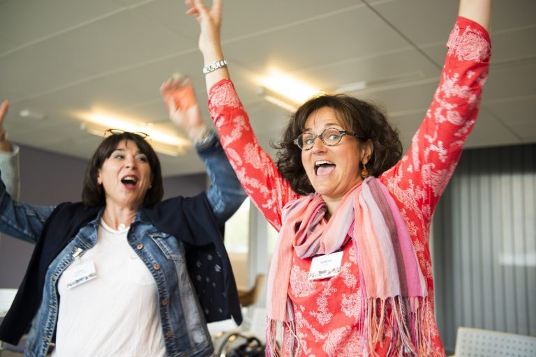 Des participantes enthousiasmées