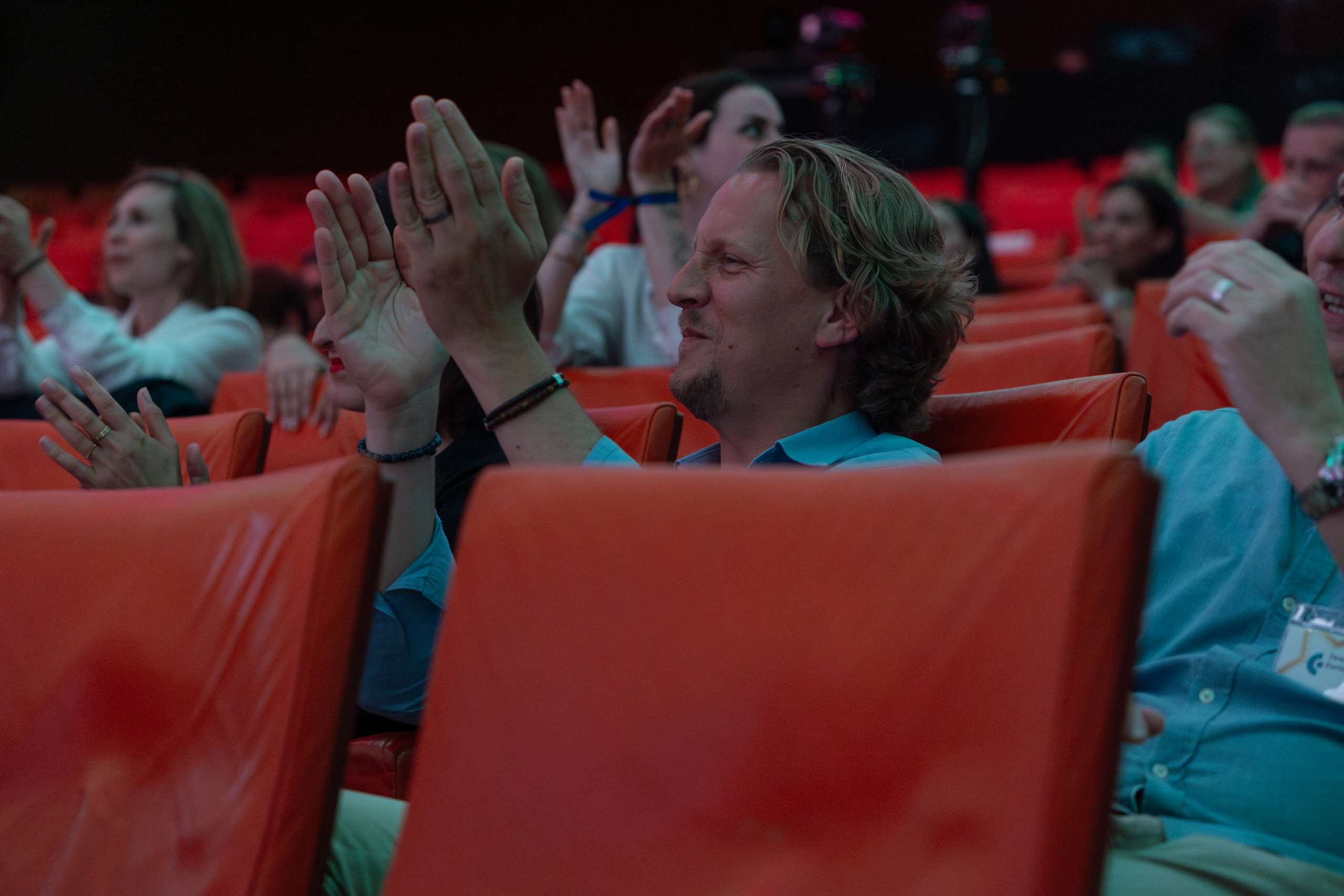 applaudissement d'un participant